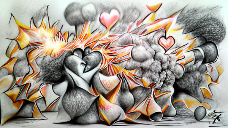 Exploding Withlove Explosion of Love by wasyleque on DeviantArt
