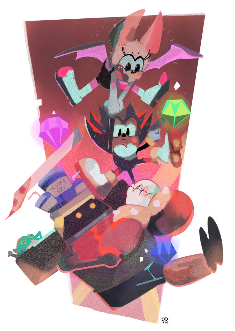 PAPER ROUGE and THE FOURTH CHAOS EMERALD by PenBee on DeviantArt