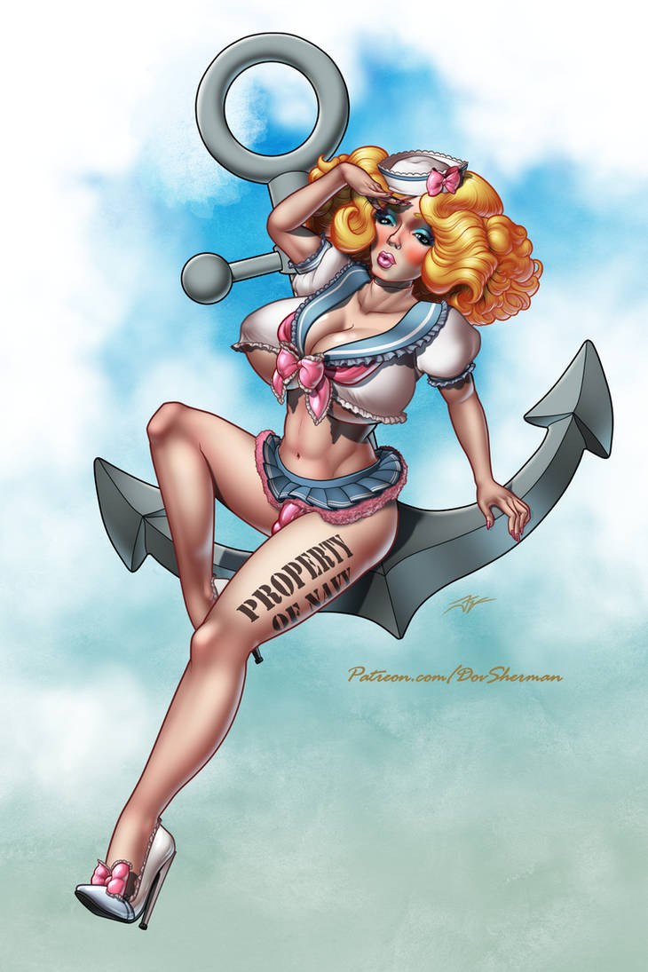 Pin-Up: Sailor's Delight by DovSherman on DeviantArt