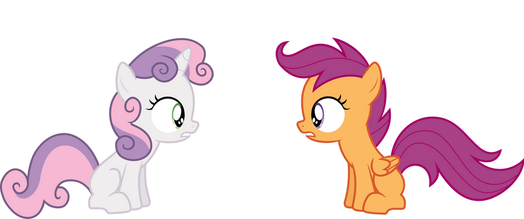 Sweetie Belle and Scootaloo