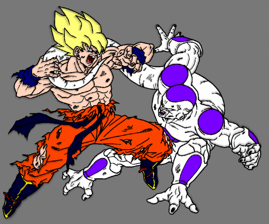 goku vs frieza 54522 by dragonballzCZ on DeviantArt