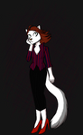 high-heeled feline. by PleasantlyEscaping