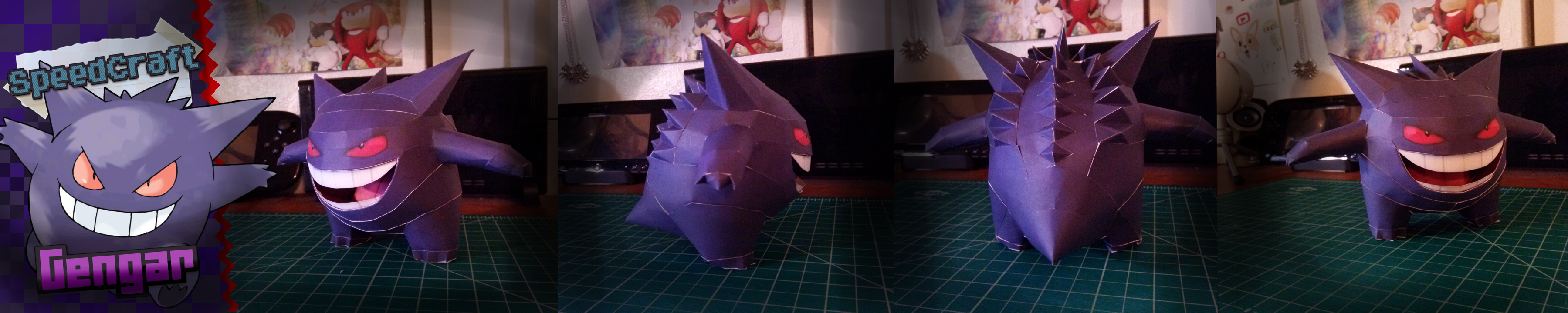 Pokemon Papercraft ~ Gengar  ~