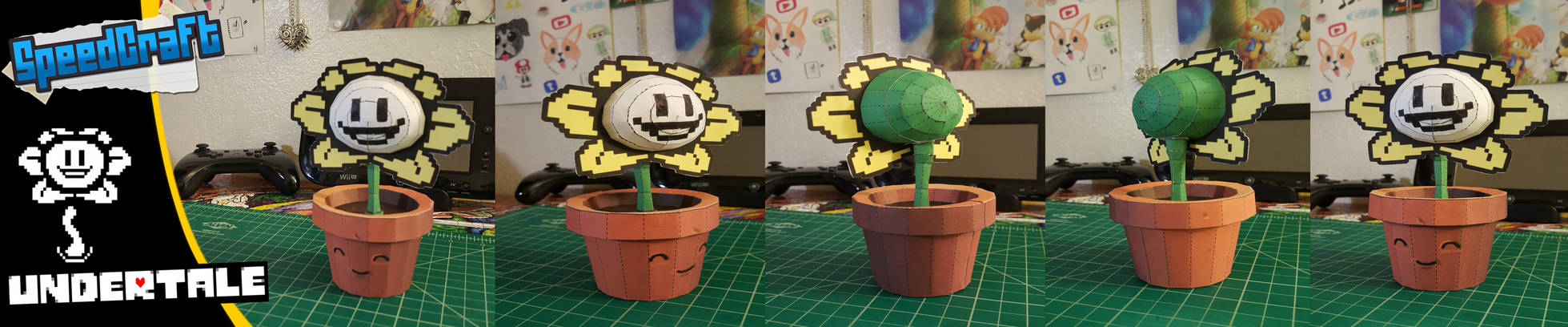 Undertale Papercraft ~ Flowey the Flower~