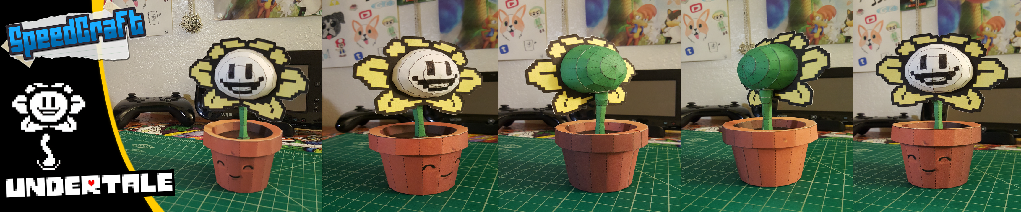 Undertale Papercraft ~ Flowey the Flower~