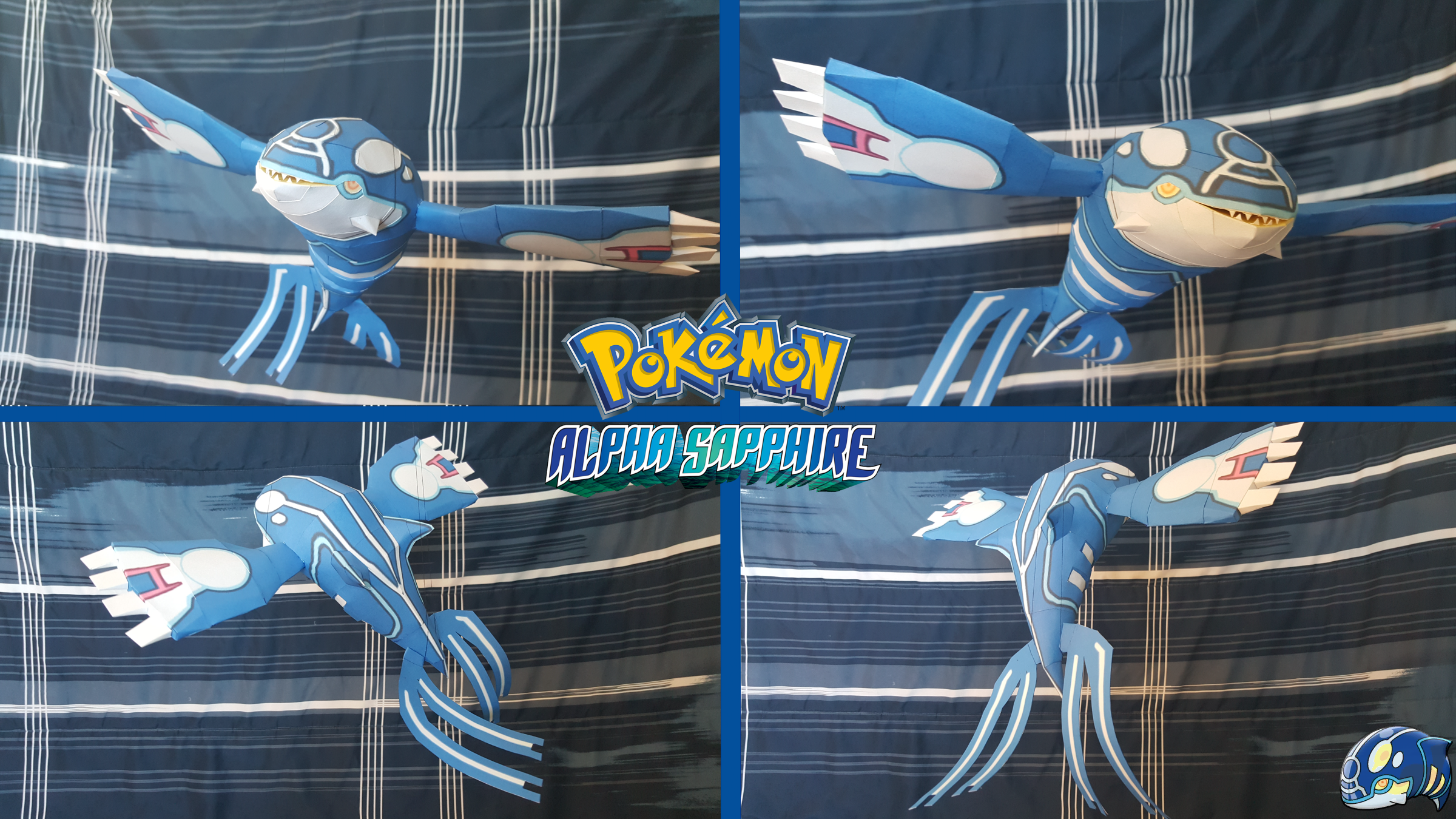 Pokemon Papercraft ~ Primal Kyogre~