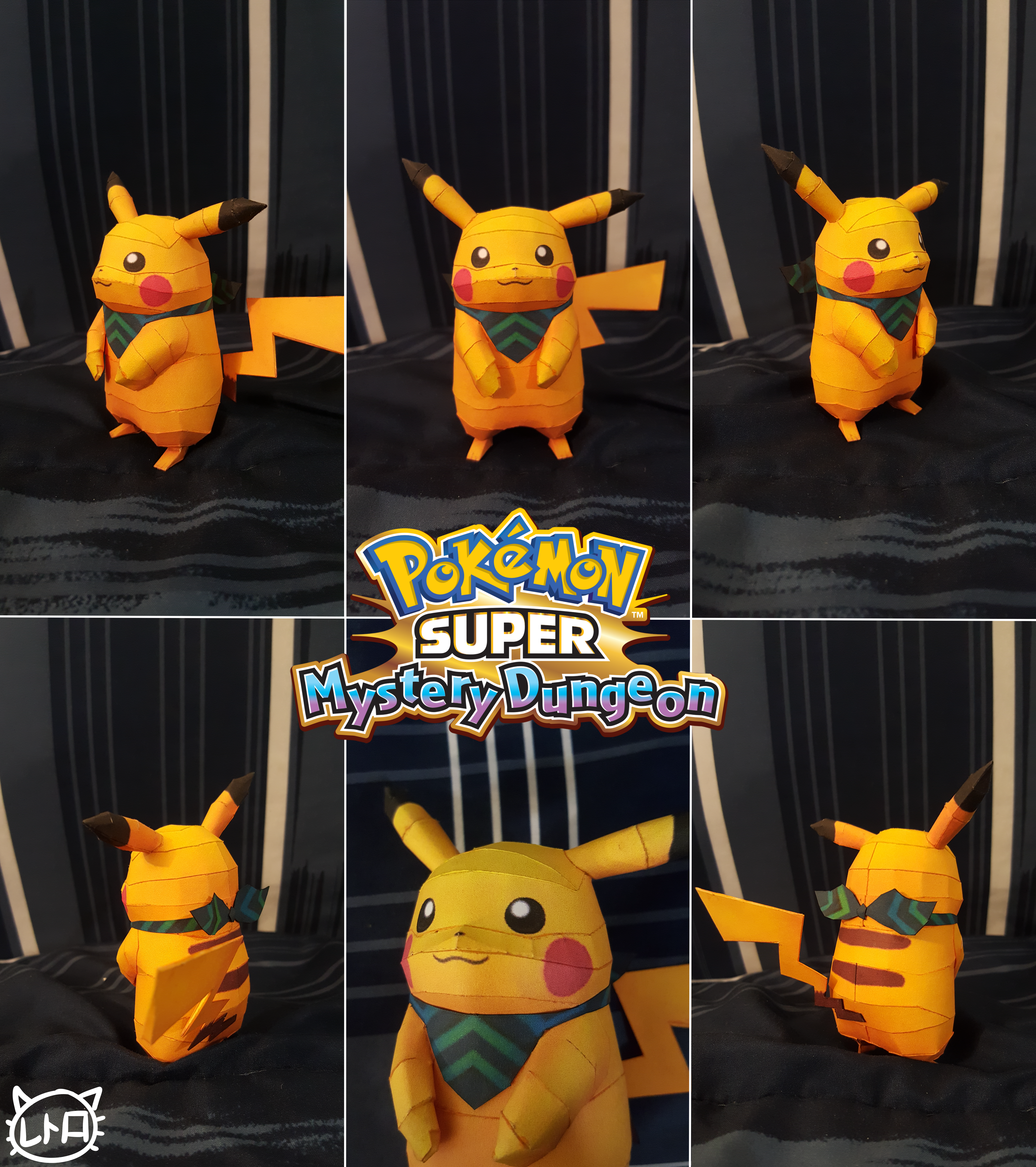 Pokemon Super Mystery Dungeon Papercraft ~ Pikachu