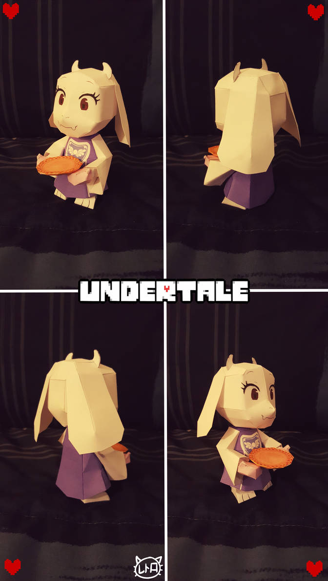 Бумажные игрушки андертейл