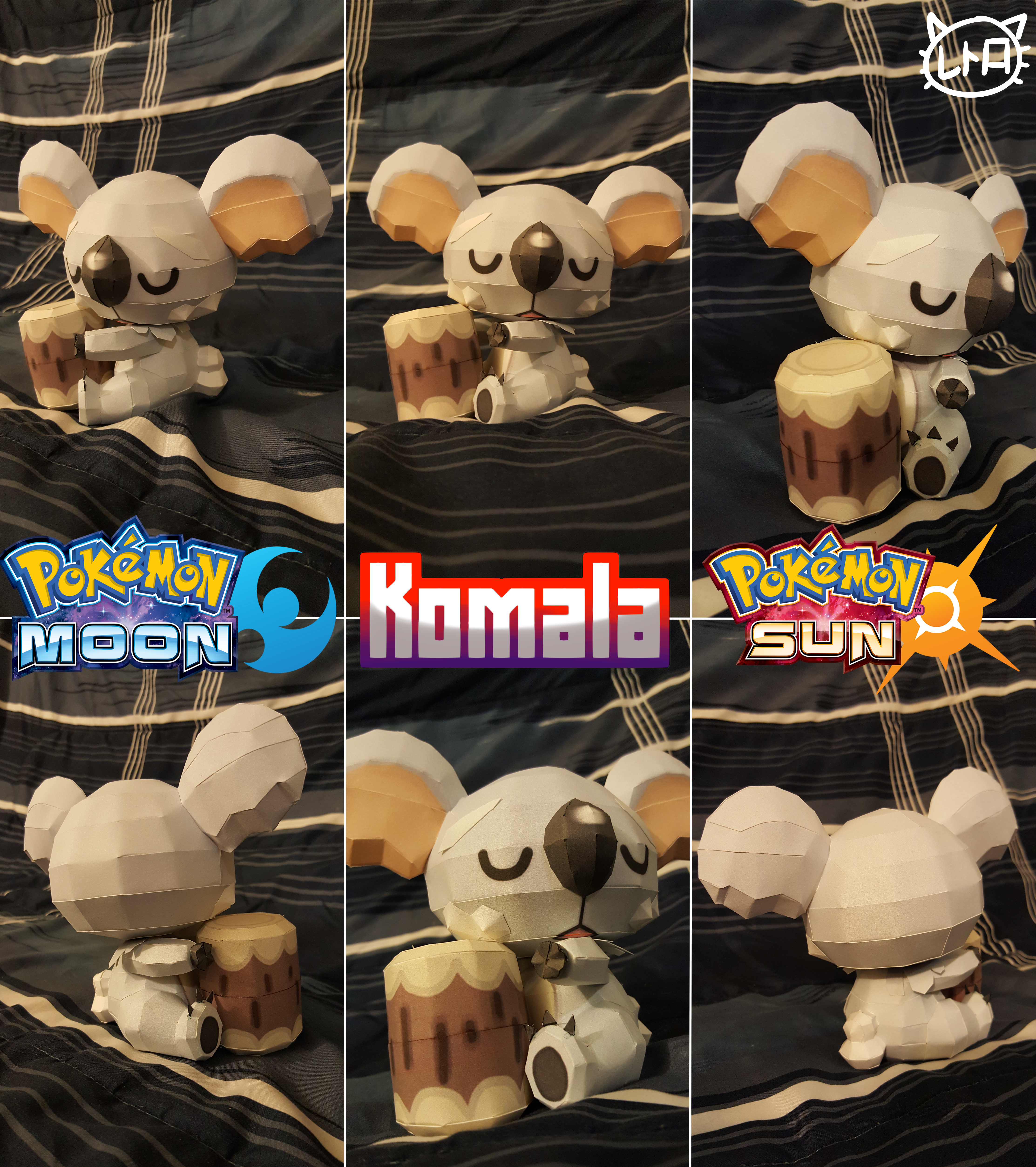 Pokemon Sun and Moon Papercraft ~Komala~