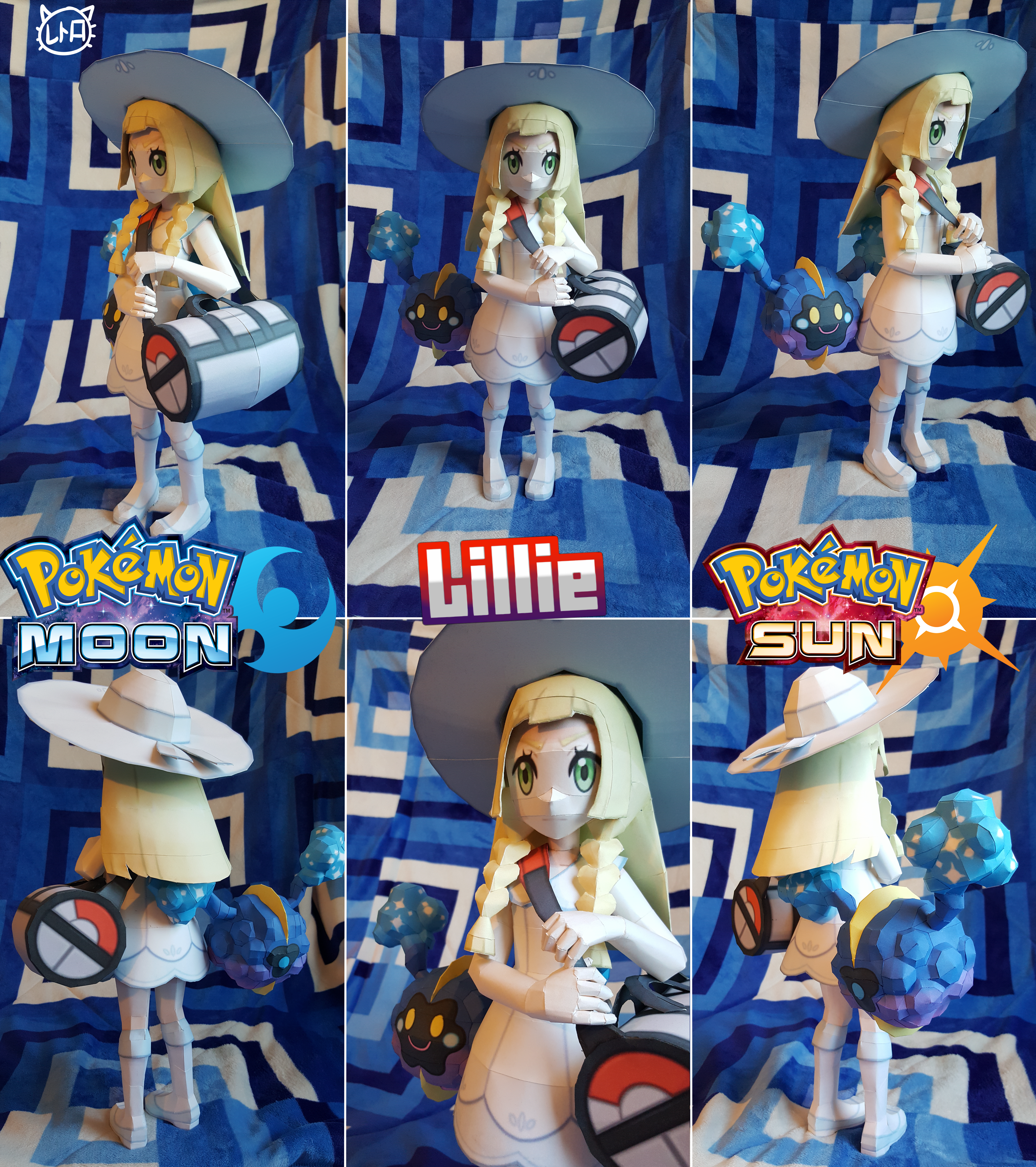 Pokemon Sun and Moon Papercraft ~ Lillie~