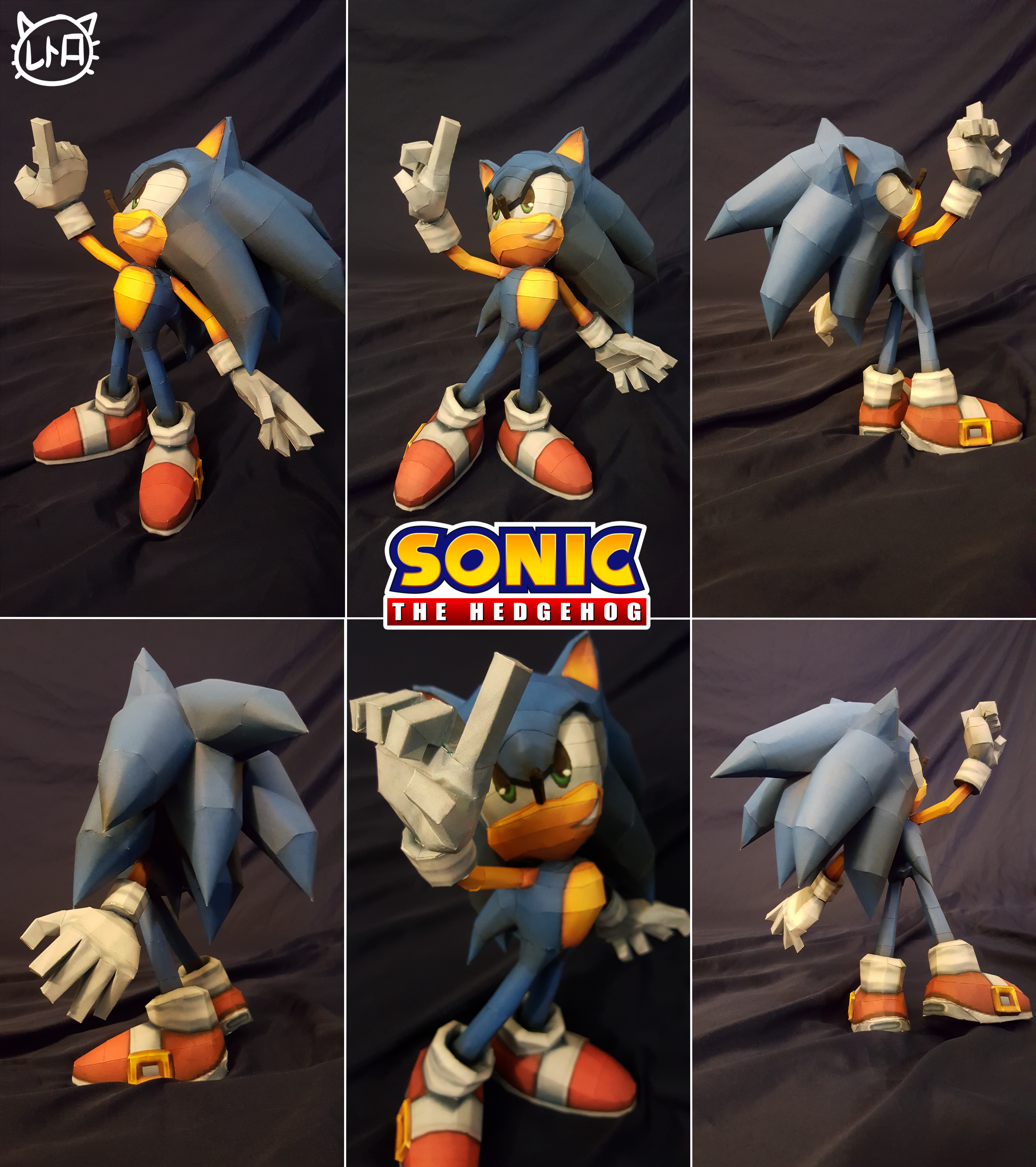 Sonic the Hedgehog PaperCraft ~ Modern Sonic ~