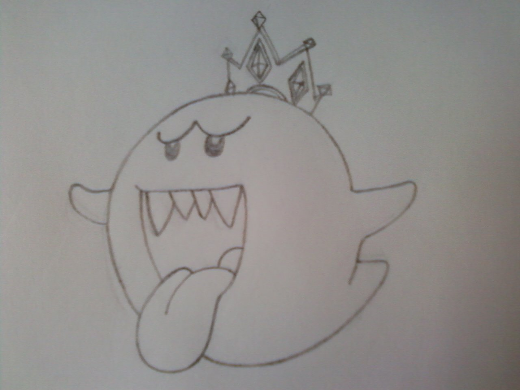 Hi Boo Drawing King Boo Sketch by MichaelPerrone on DeviantArt