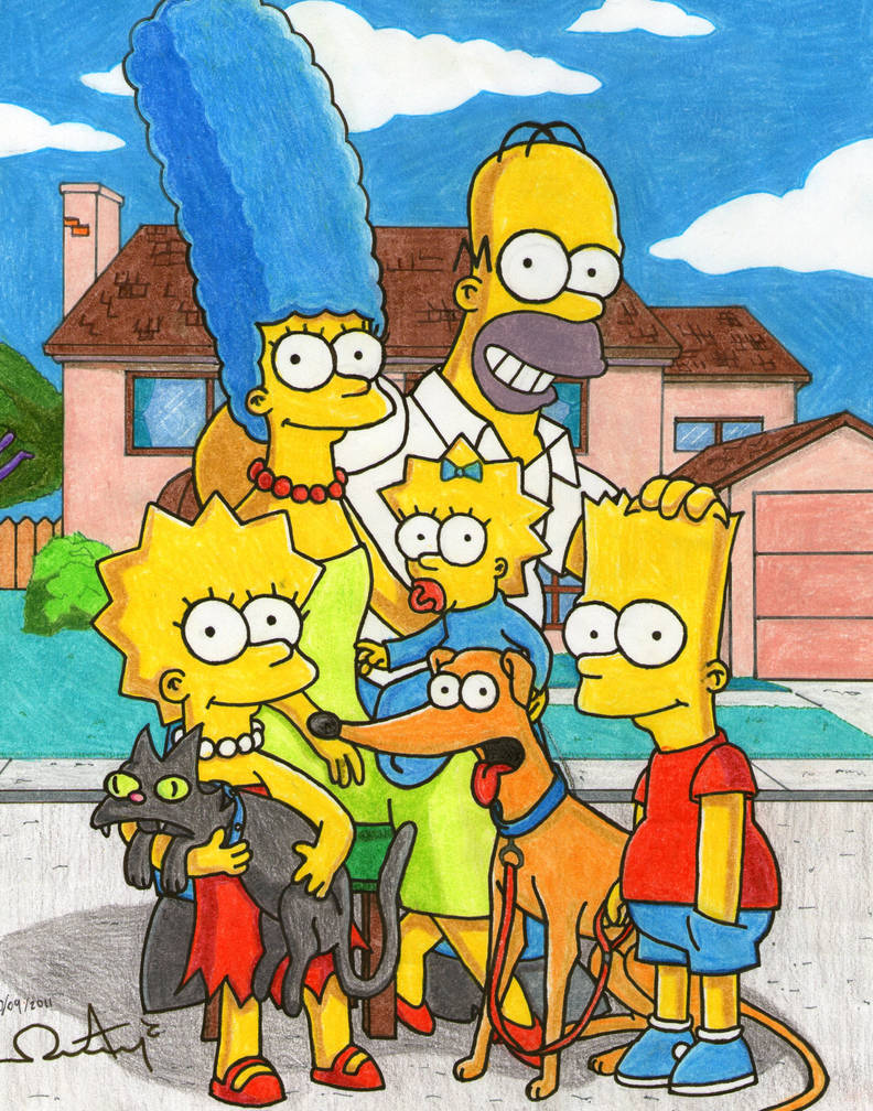 The Simpsons Family by alan181818