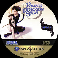 CD label Panzer Dragoon Saga disc 1