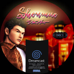 GD label dreamcast shenmue GD1