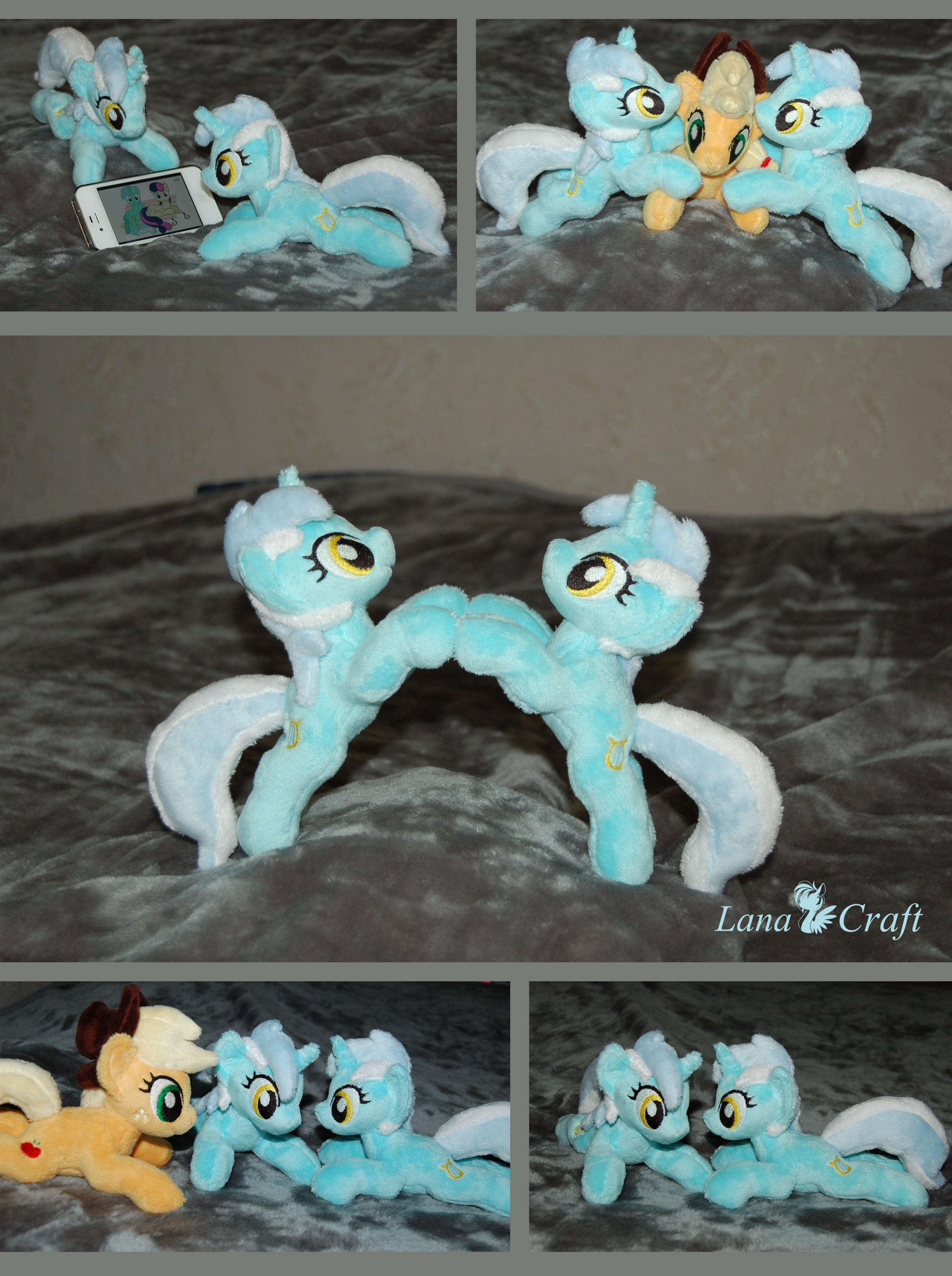 Doublemint {kitten-sized Lyra plushie}