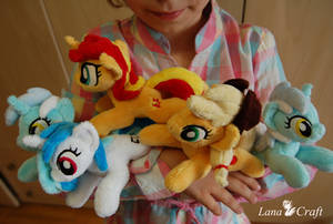 A bunch of ponies
