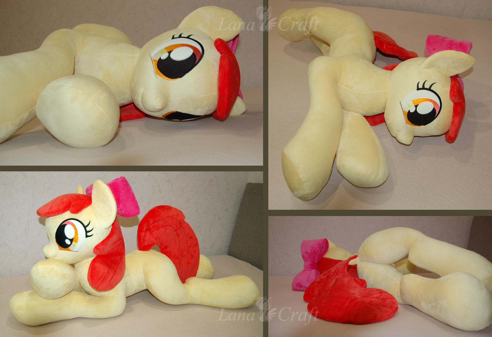 Apple Bloom BIG plushie - llifesize mlp fim plush by LanaCraft