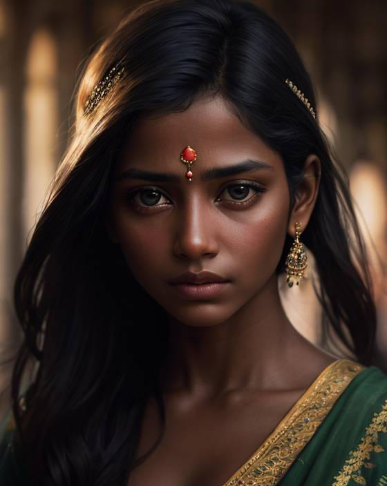 Indian Girl by DArts9 on DeviantArt