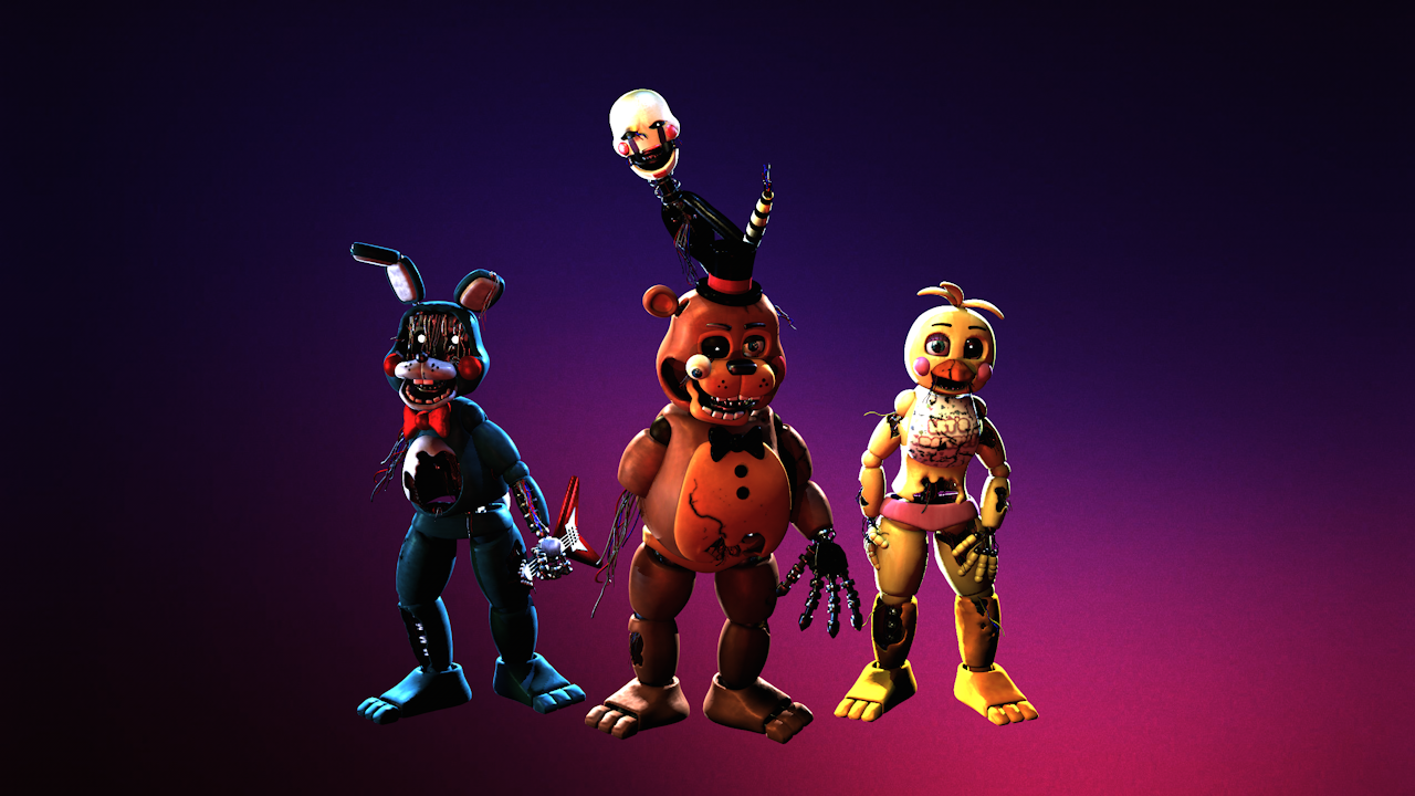 FNAF 2 animatronics Classic Poster for Sale by AarondeWerd