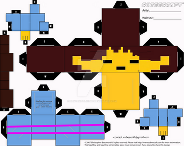 Frisk Undertale Cubeecraft