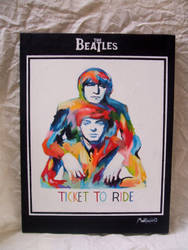 The Beatles - Paint on Canvas