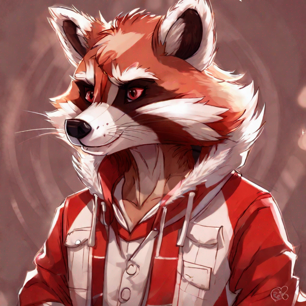 Rad Racoon Red raccoon by Nightshade789 on DeviantArt