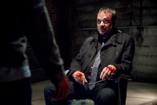 Supernatural-season-9-episode-2-Crowley-captured by Laurenthebumblebee