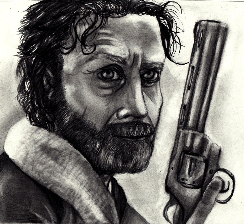 Rick Grimes - Traditional art (The Walking Dead)