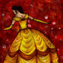 The dancing Belle - traditional art.