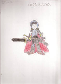 Celice Durandal in his armor