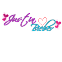 Texto PNG Justin Bieber