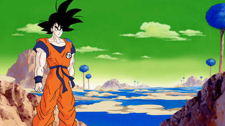 Goku on Namek