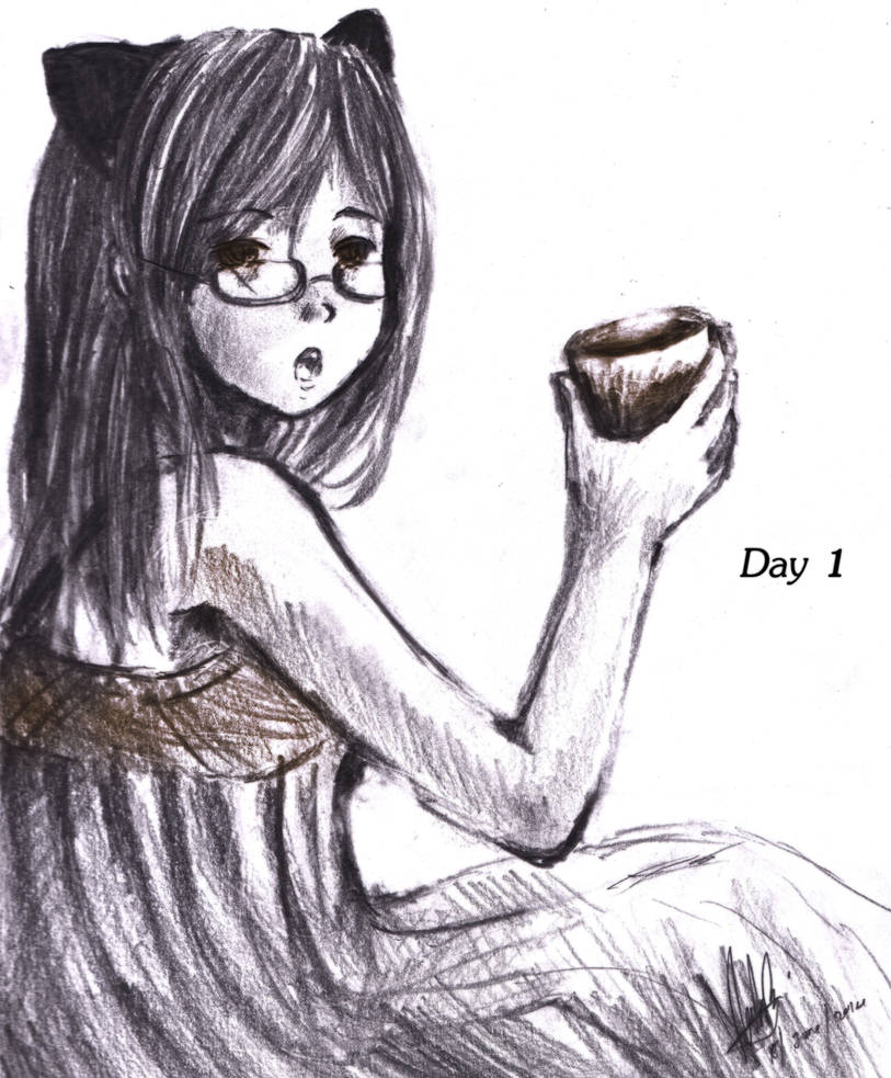 Day 1- Breakfast by ReenaCat