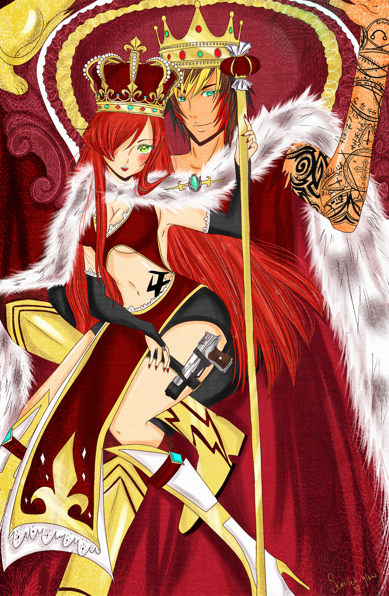 .King And Queen. by scarletglow on DeviantArt