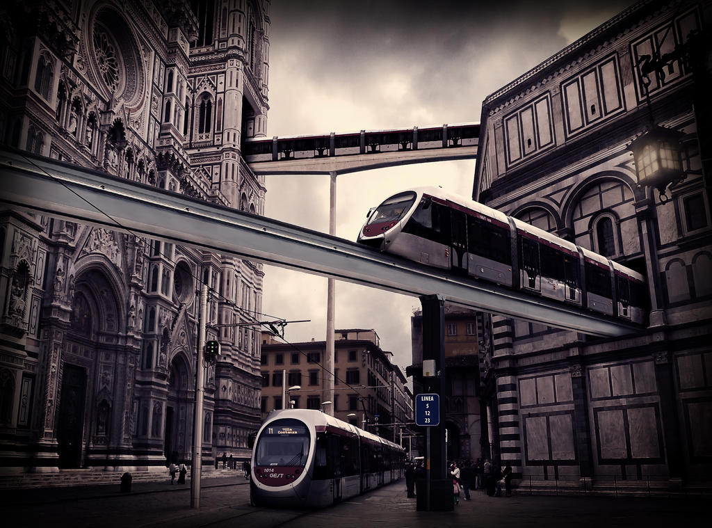 A tram ride through Florence