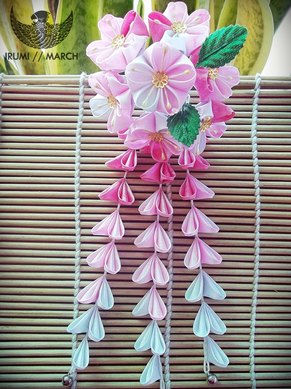 SAKURA in Summer Kanzashi