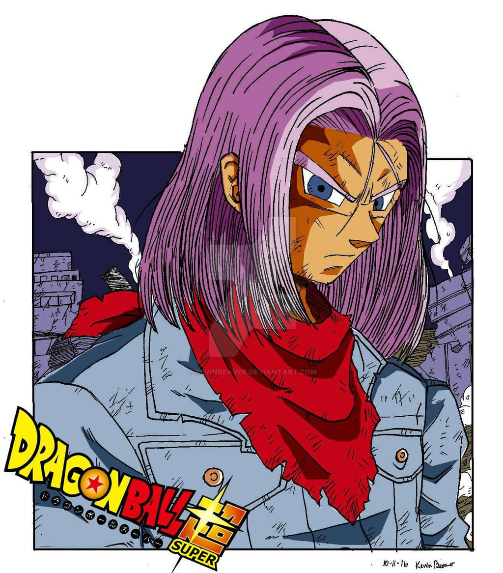 Future Trunks (Long Haired) Colored. by KevinBeaver on DeviantArt