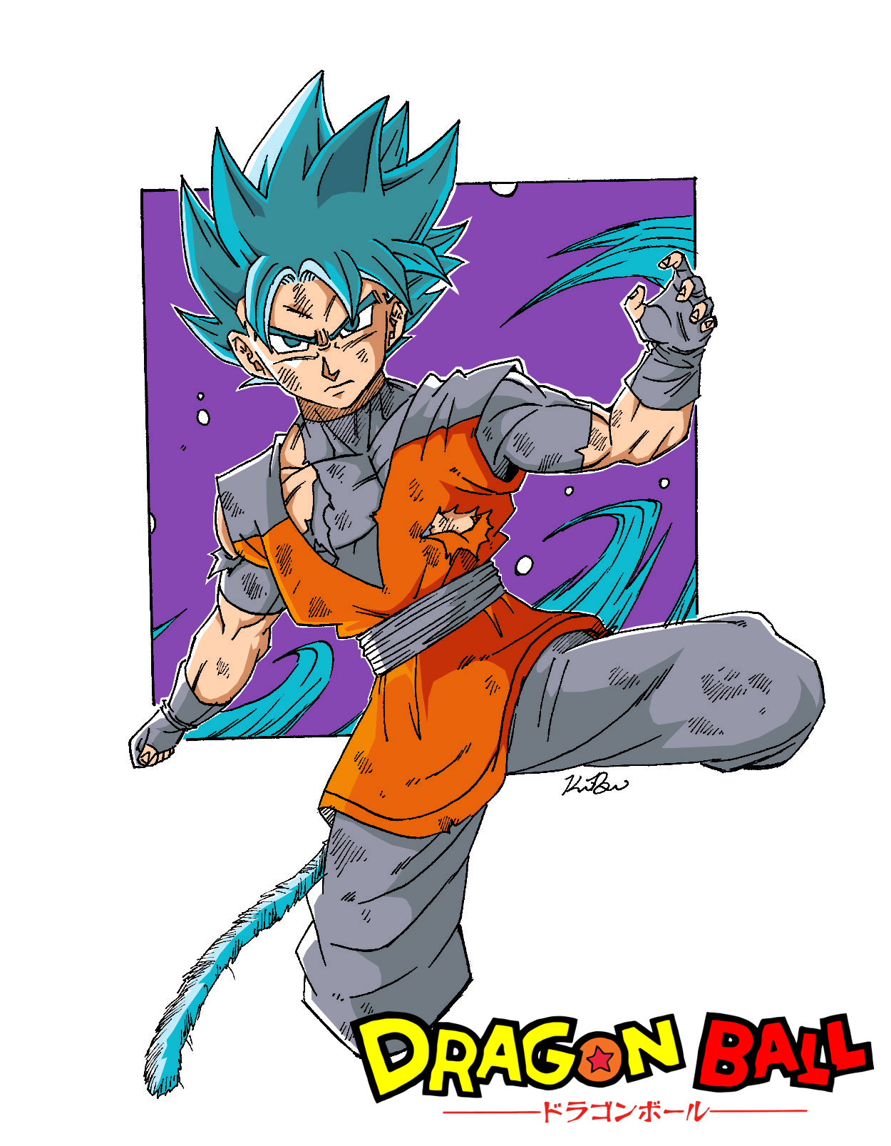 Goku Super Saiyan Blue by AxlPen on DeviantArt