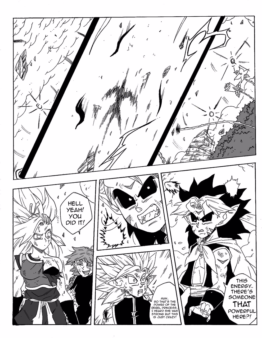 Dragon Ball Super: Bebi Arc Episode 1: Page 1 by KevinBeaver on DeviantArt