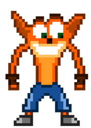 Crash Bandicoot - Pixel art