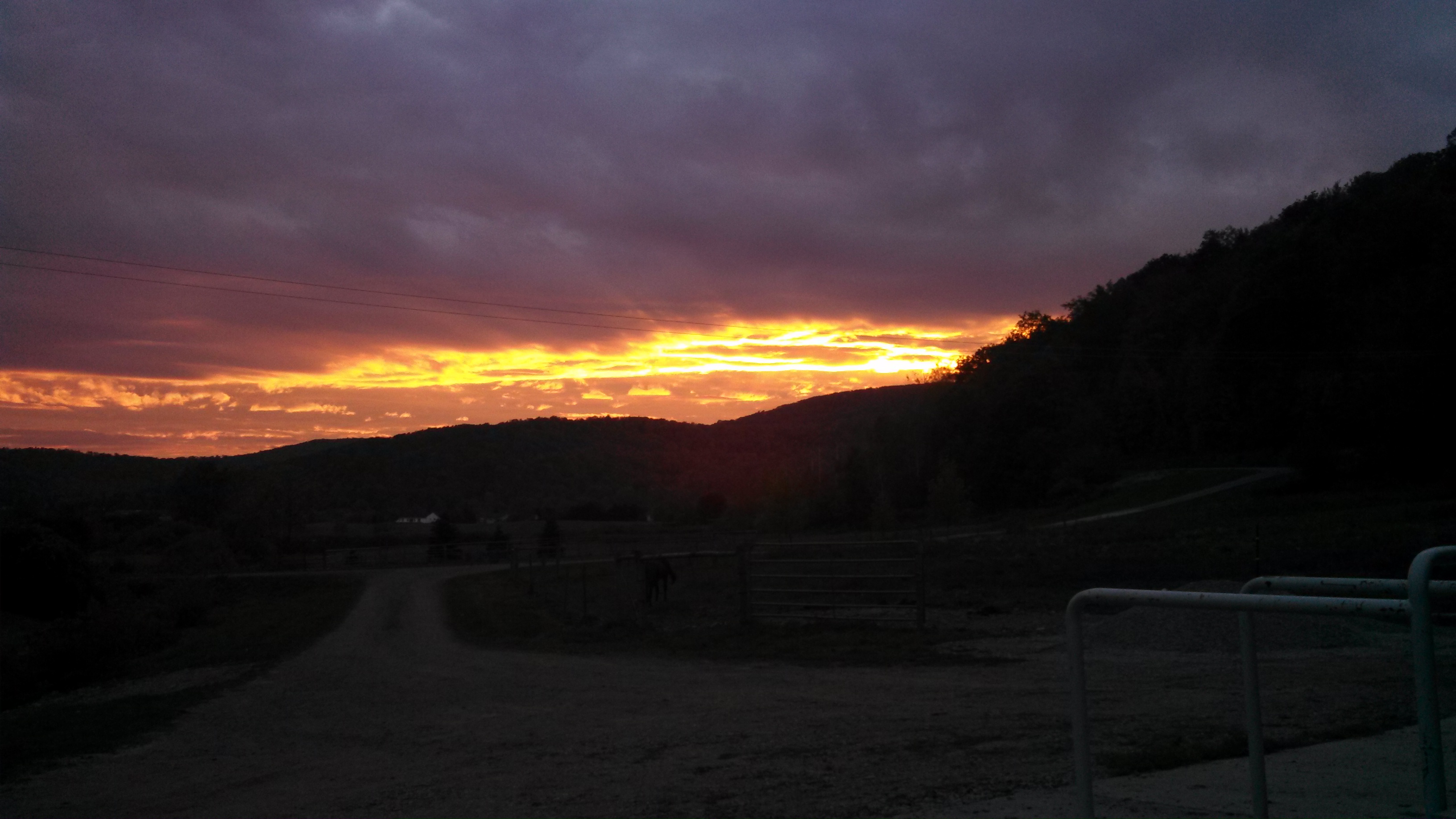 Sunset Over The Mile