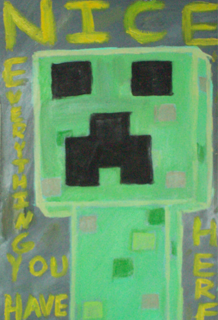 Creeper Encounter by zkitzobizarre on DeviantArt