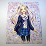 Hanayamata - comission card