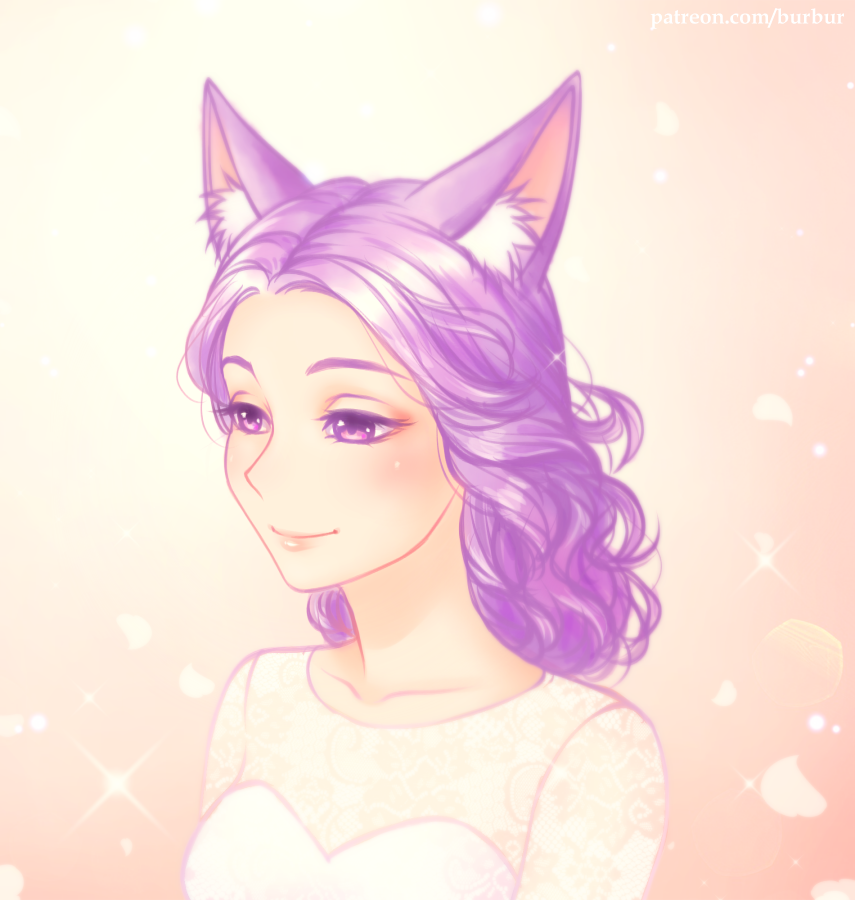 Fox Bride by burburart