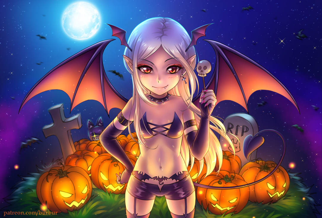 Happy Halloween by burburart