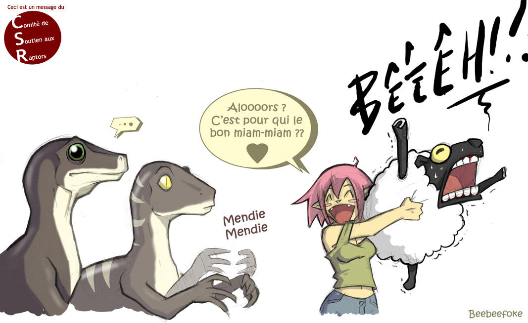 I love Raptor by Beebeefoke on DeviantArt