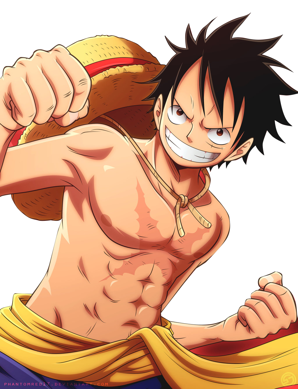 Luffy Render by Zeroavenger on DeviantArt