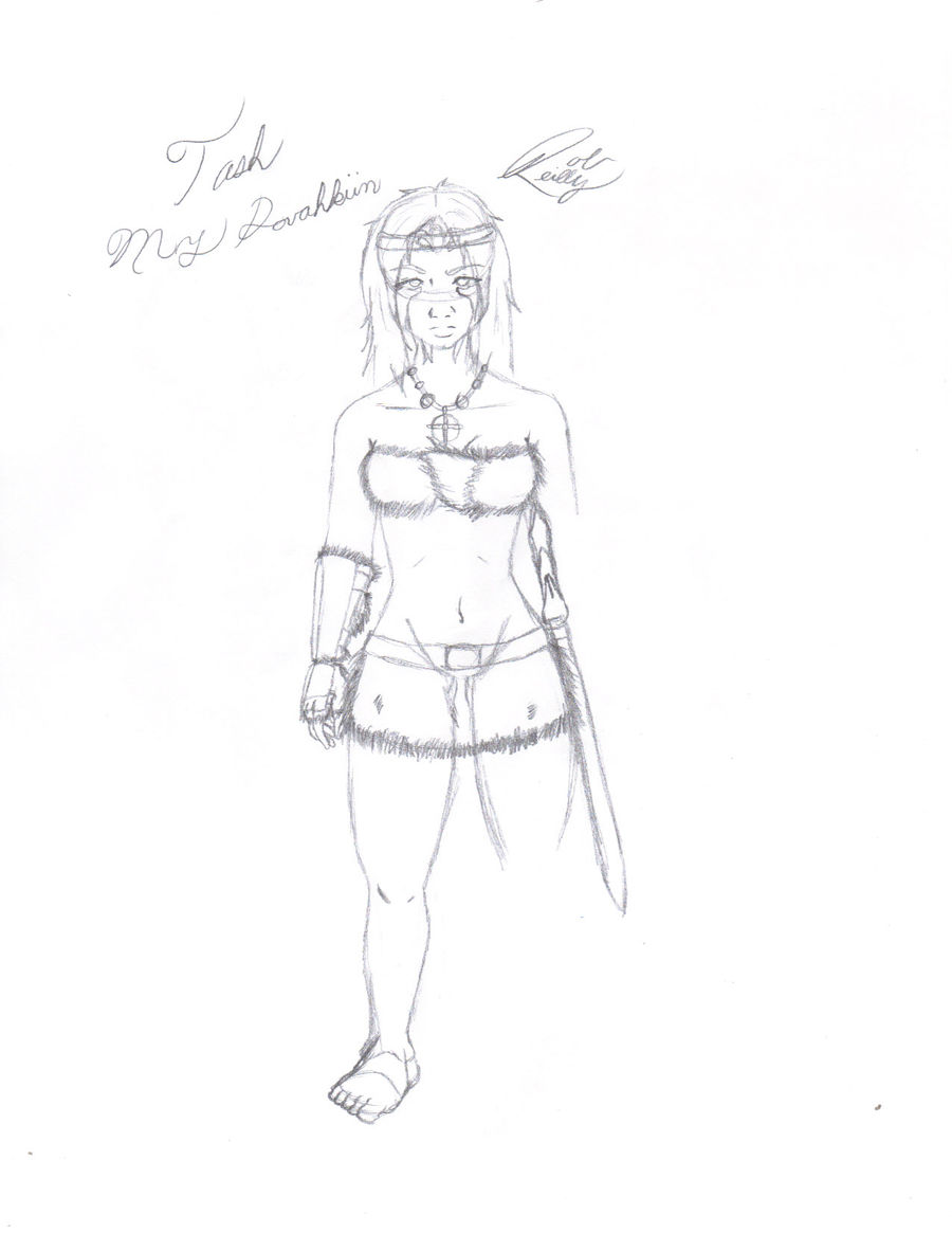 Tash Dovahkiin 1 WIP by Son23