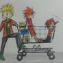 Flash family shopping